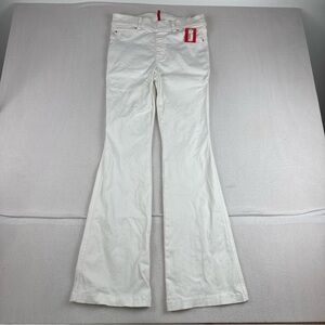 New! Spanx Womens White Flare Jeans Medium Fits 30*32 Stretch Denim 90s Y2K boho